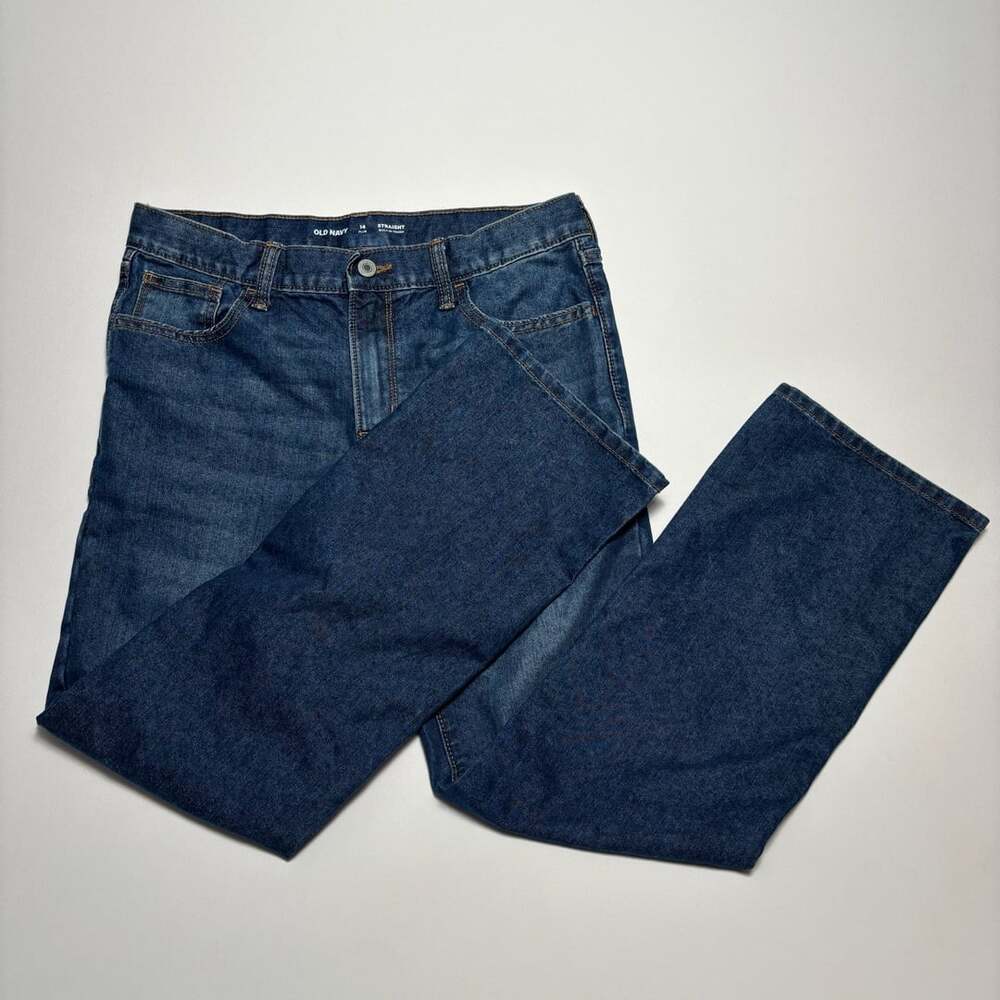 Women’s Size 14 plus Old Navy Straight Built-In Tough Jeans
